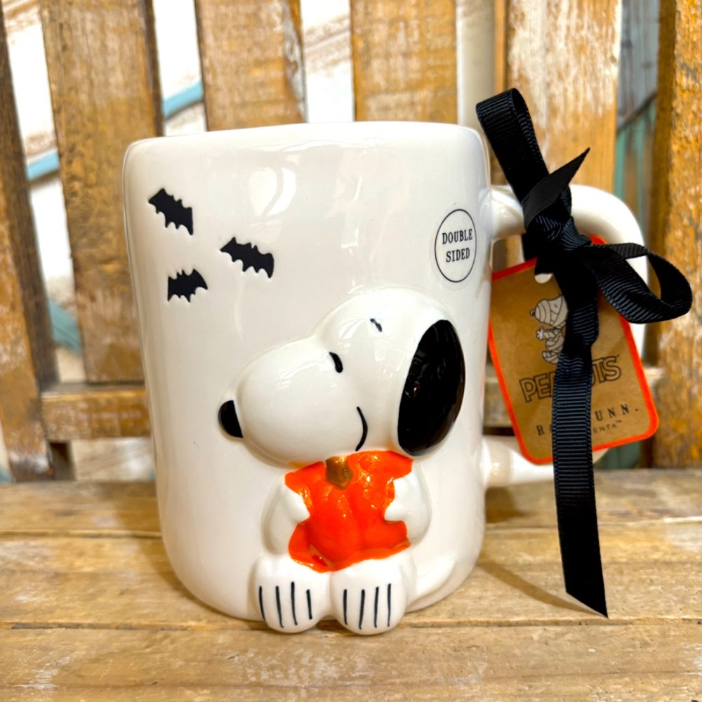 Rae Dunn Snoopy “ Spooky & Sweet” Mug Halloween NWT!